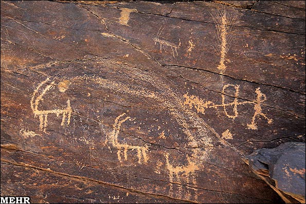 سنگ نگاره‎های منحصر به فرد تیمره